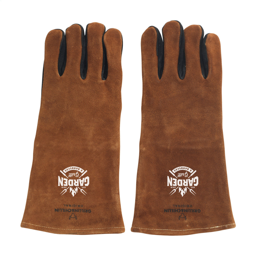 Logo trade corporate gift photo of: Gusta Grill BBQ Gloves