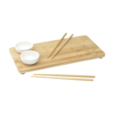 Logotrade promotional giveaways photo of: Temaki Bamboo Sushi Tray gift set