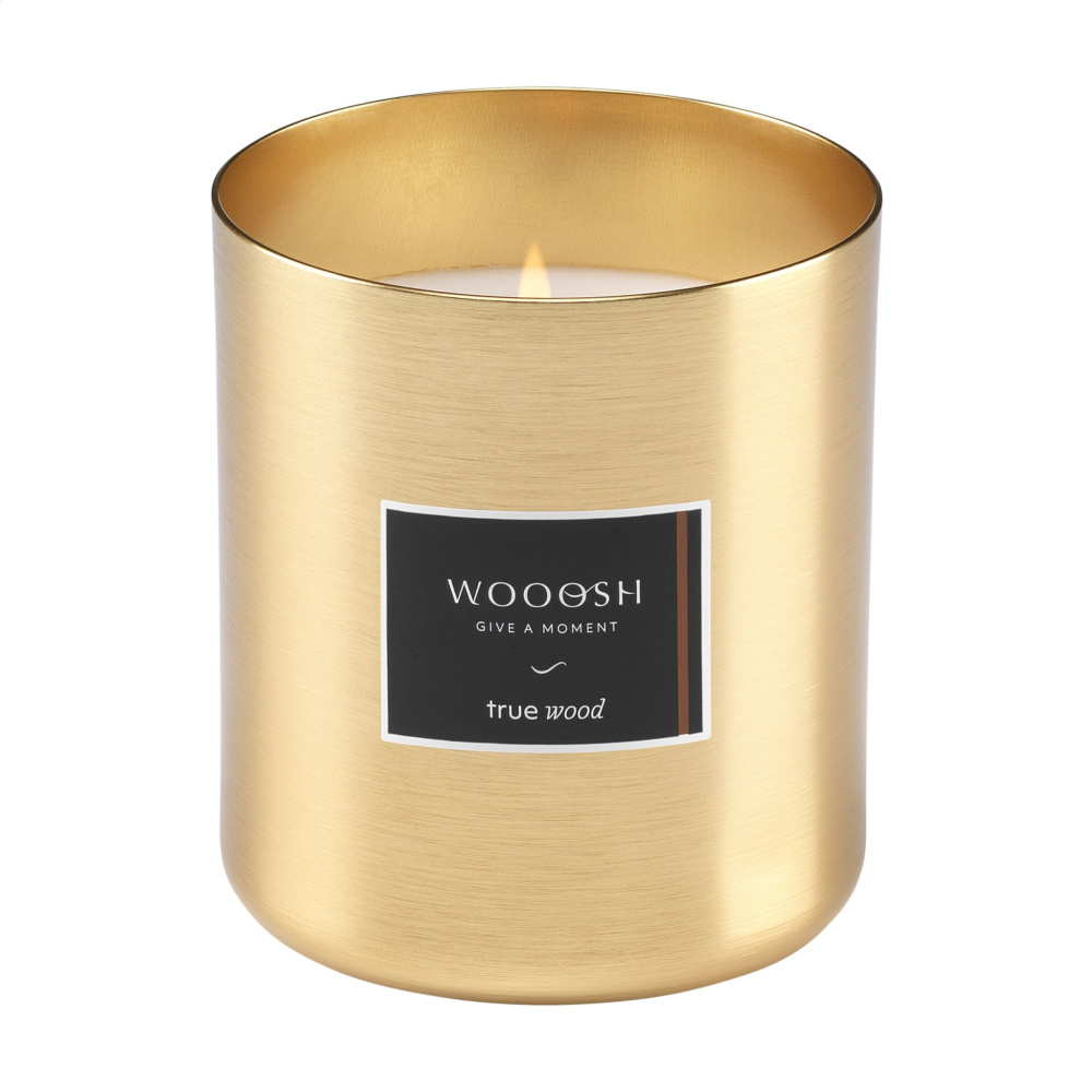 Logo trade promotional merchandise image of: Wooosh Scented Candle True Wood