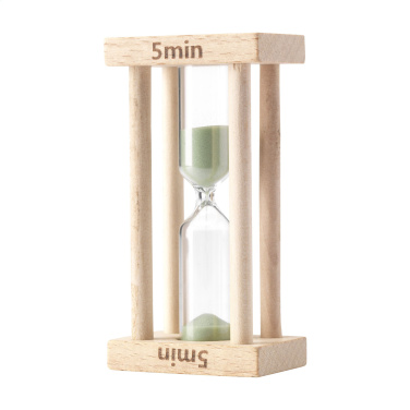 Logo trade business gifts image of: EcoShower hourglass