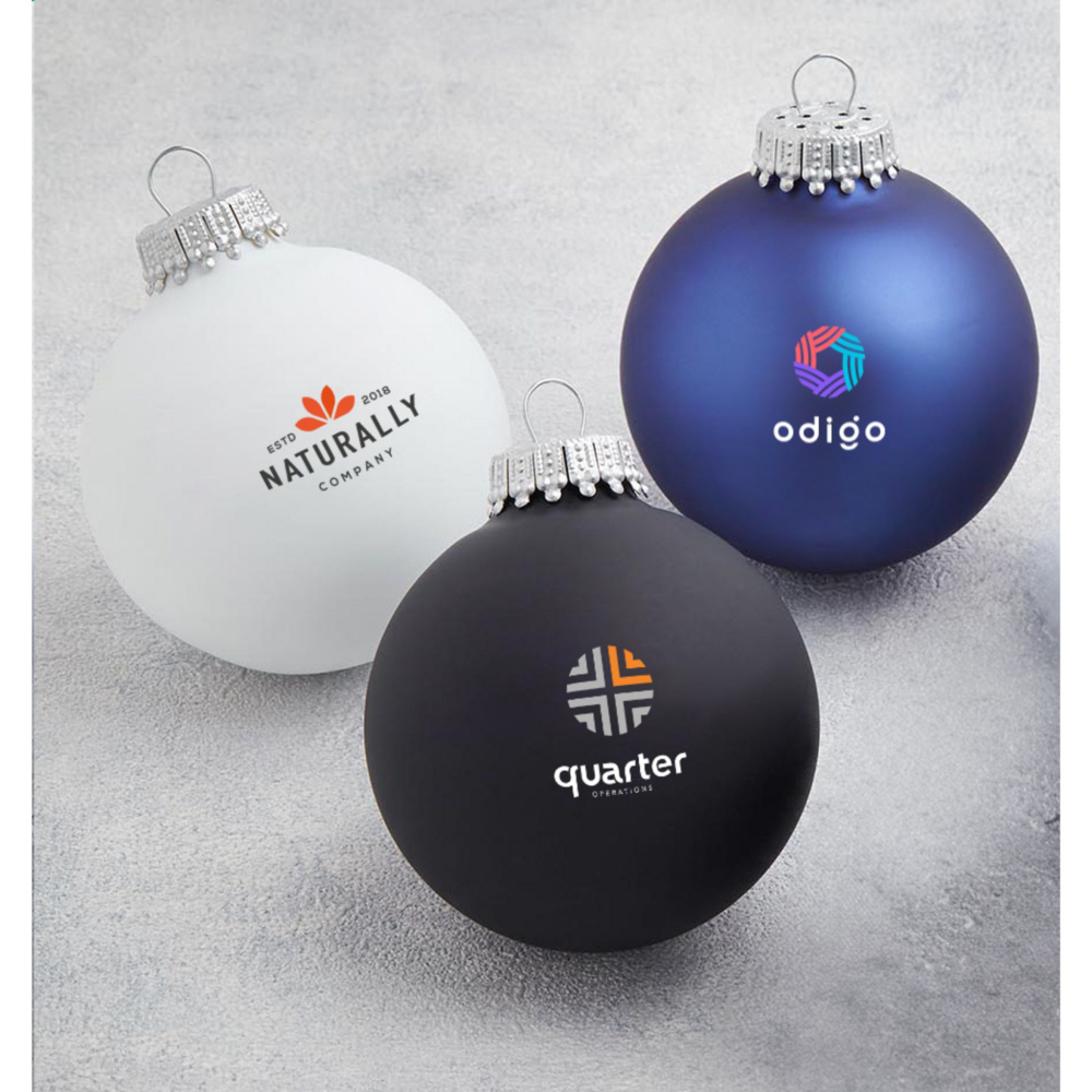 Logo trade promotional products picture of: Christmas Bauble Ø 6 cm - Made in Europe