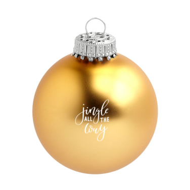 Logo trade advertising products image of: Christmas Bauble Ø 6 cm - Made in Europe