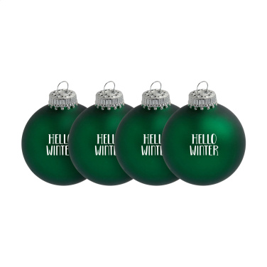 Logotrade promotional merchandise picture of: Christmas Bauble Ø 6 cm - set of 4 - Made in Europe