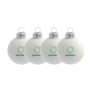 Logotrade corporate gift picture of: Christmas Bauble Ø 6 cm - set of 4 - Made in Europe