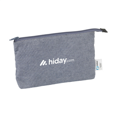 Logo trade promotional gifts image of: Wolkat Safi Recycled Textile Cosmetic Bag