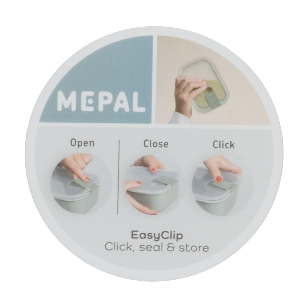 Logo trade business gifts image of: Mepal Storage Box EasyClip 1 L