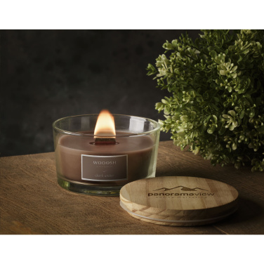 Logotrade promotional items photo of: Wooosh Flame Scented Candle Dark Amber