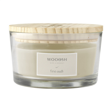 Logo trade promotional merchandise photo of: Wooosh Flame Scented Candle Fine Oudh