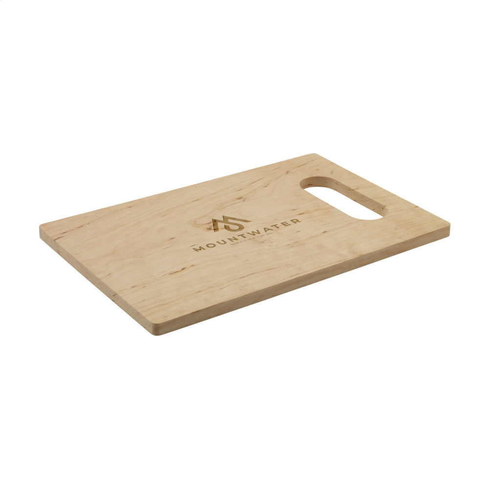 Logotrade promotional gift picture of: Alder Wood Chopping Board Open Grip