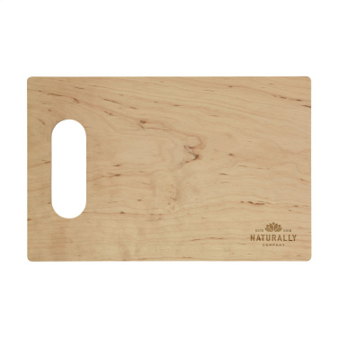 Logotrade promotional item image of: Alder Wood Chopping Board Open Grip