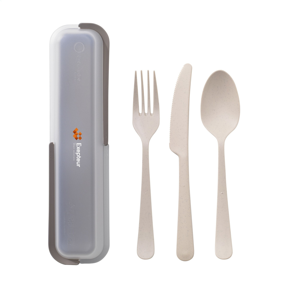 Logotrade promotional merchandise photo of: Outdoor 3-piece Cutlery Set