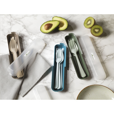 Logo trade business gift photo of: Outdoor 3-piece Cutlery Set