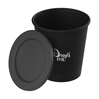 Logo trade promotional gifts image of: Drinking Cup Bio-Based Lid 200 ml