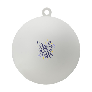 Logo trade promotional gifts image of: Christmas Bauble Ø 7 cm Recycled PP - Made in Europe