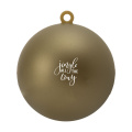 Christmas Bauble Ø 7 cm Recycled PP - Made in Europe, gold