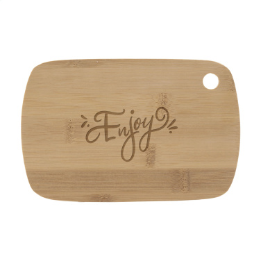 Logo trade promotional giveaways image of: Bamboo Cheese Platter 2-pcs