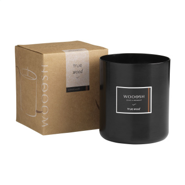 Logo trade promotional giveaways image of: Wooosh Scented Candle True Wood X-Mas