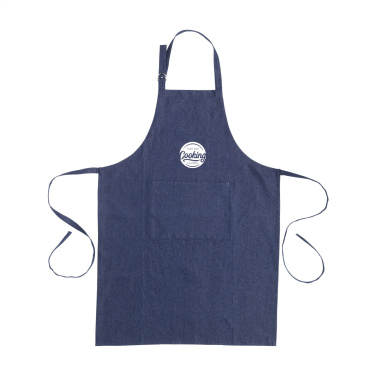 Logotrade promotional giveaway image of: Apron GRS Recycled Denim (220 g/m²)