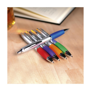 Logo trade corporate gifts image of: Athos Silver pen