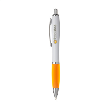 Logotrade promotional item picture of: Athos White pen