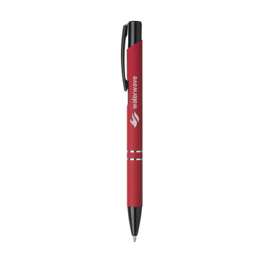 Logotrade promotional product picture of: Ebony Rubberised pen