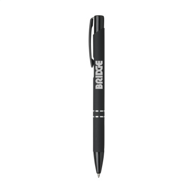 Logotrade advertising product picture of: Ebony Rubberised pen