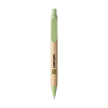 Logo trade promotional items image of: Bamboo Wheat Pen wheat straw ballpoint pen