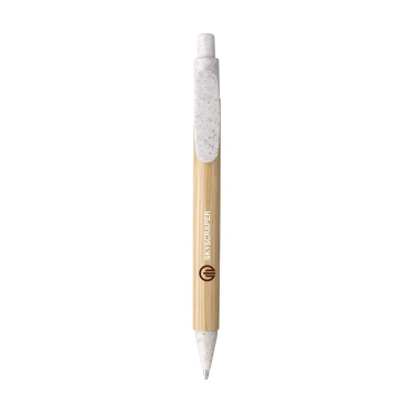 Logo trade promotional merchandise picture of: Bamboo Wheat Pen wheat straw ballpoint pen