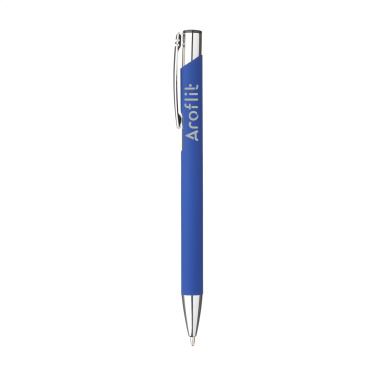 Logo trade business gifts image of: Ebony Soft Touch pen