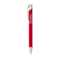 Ebony Soft Touch pen, red