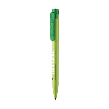 Logotrade promotional gift image of: Stilolinea Ingeo Pen Green Office