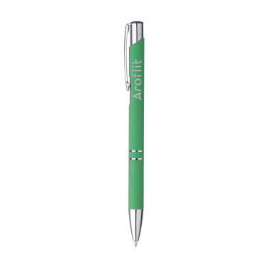 Logotrade promotional items photo of: Ebony Soft Touch Accent pen