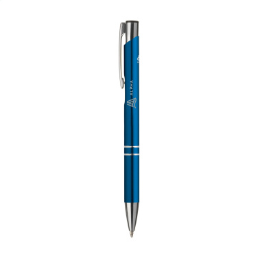 Logo trade promotional merchandise image of: Ebony Recycled Alu pens