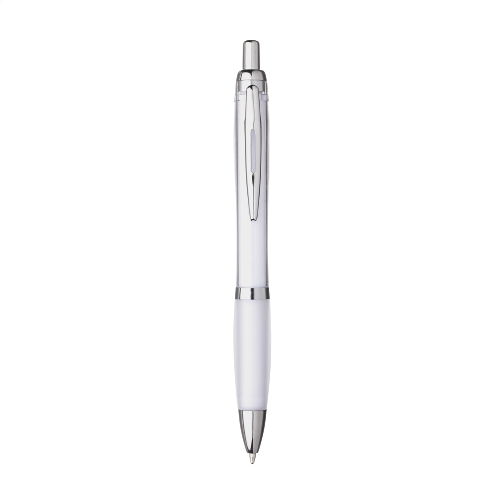 Logotrade promotional product picture of: Athos Solid GRS Recycled ABS pen