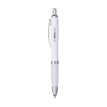 Logo trade promotional product photo of: Athos Trans GRS Recycled ABS pen