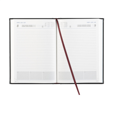 Logo trade promotional items image of: Eurotop Sabana diary A5 6-languages