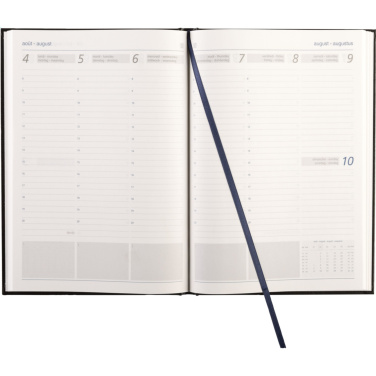 Logo trade business gifts image of: Eurodirect Balacron diary A5 4-languages