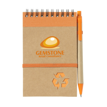 Logotrade promotional merchandise image of: RecycleNote-M Paper notebook