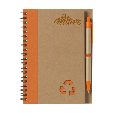 Logo trade promotional products picture of: Recycle Note-L Paper notebook