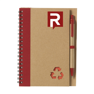 Logotrade promotional merchandise image of: Recycle Note-L Paper notebook