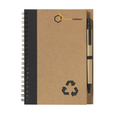 Logotrade promotional giveaways photo of: Recycle Note-L Paper notebook