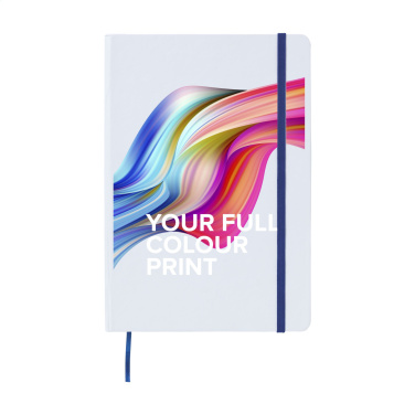 Logo trade promotional gifts picture of: WhiteNote A5 Paper notebook