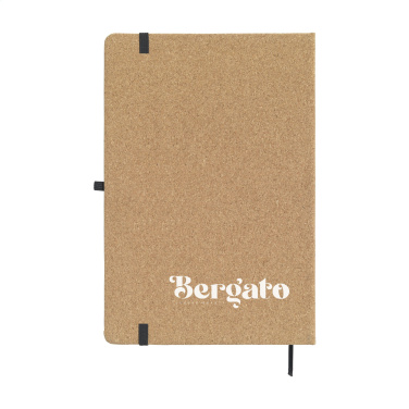 Logo trade business gifts image of: CorkNote A5 Paper notebook