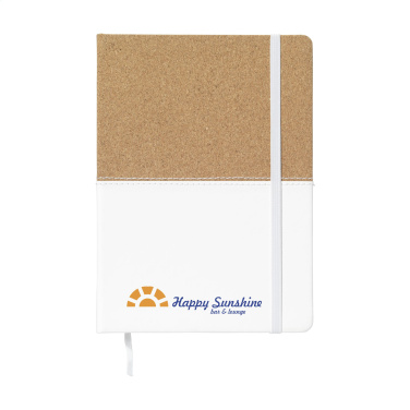 Logo trade promotional merchandise photo of: Journal Cork Paper Notebook