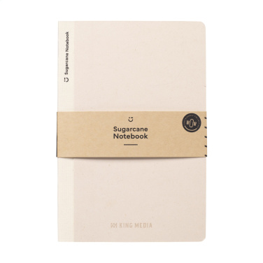 Logo trade corporate gifts image of: Sugarcane Paper Notebook A5