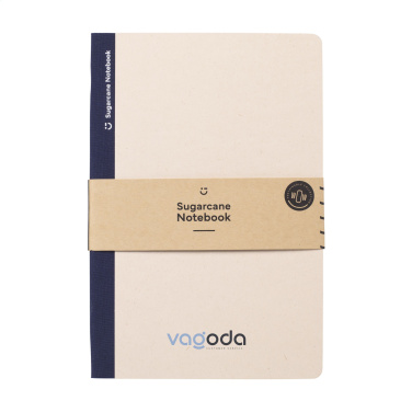 Logo trade promotional gift photo of: Sugarcane Paper Notebook A5