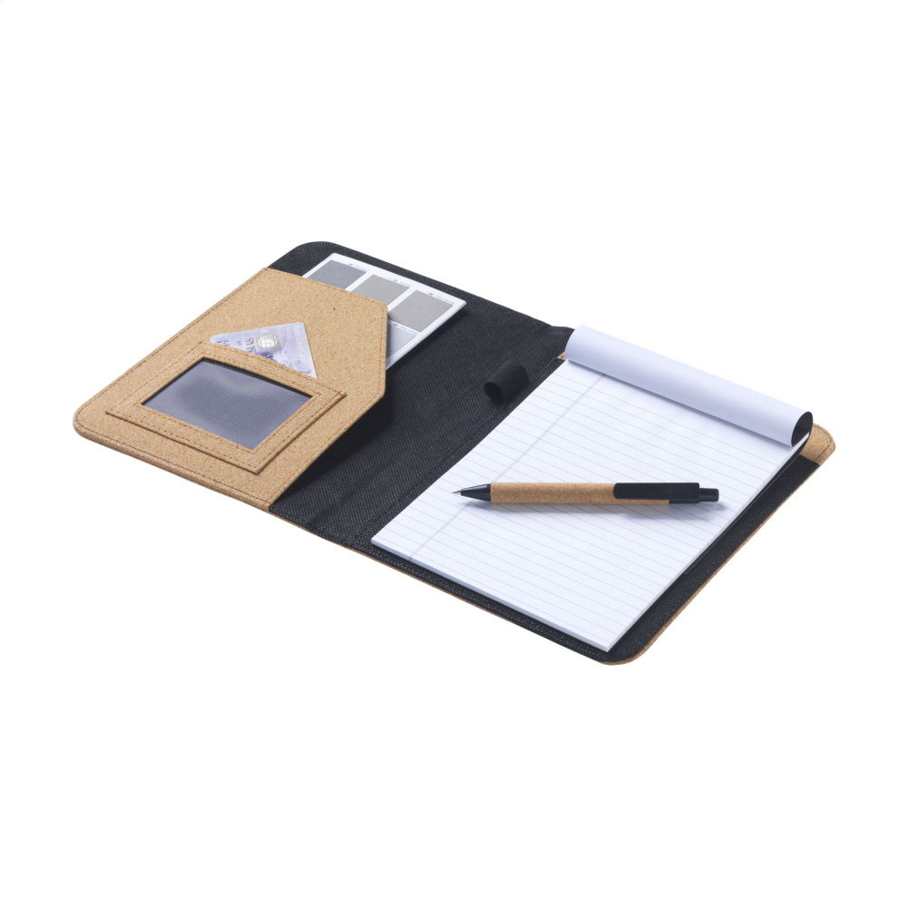 Logotrade promotional gift picture of: Eco Conference Cork A5 document folder