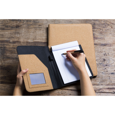 Logo trade promotional gifts image of: Eco Conference Cork A5 document folder