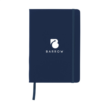 Logo trade promotional giveaways image of: BudgetNote A5 Blanc Paper notebook