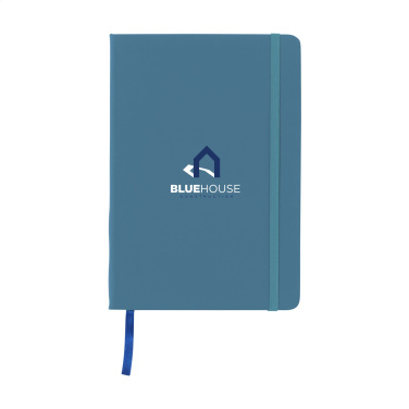 Logo trade promotional gift photo of: BudgetNote A5 Blanc Paper notebook